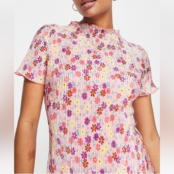 NWT ASOS Design Petite Floral Dress US4 - Picture 2 of 6